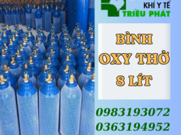 BÌNH KHÍ OXY THỞ 8 LÍT