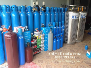 Cho thuê bình oxy thở 24/24 Hóc Môn ,Quận 12