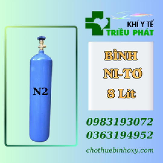 BÌNH KHÍ NITƠ 8 LÍT