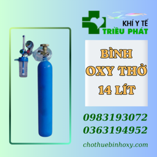 Bình khí oxy 14 lít 