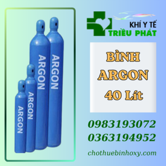BÌNH KHÍ ARGON 40 LÍT 