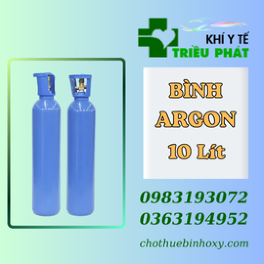 BÌNH KHÍ ARGON 10 LÍT 