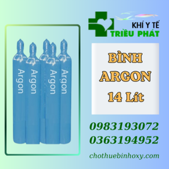 BÌNH KHÍ ARGON 14 LÍT 