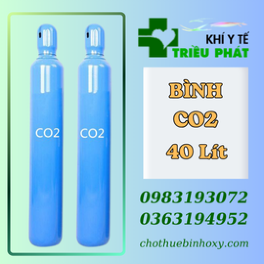 BÌNH KHÍ CO2 40 LÍT