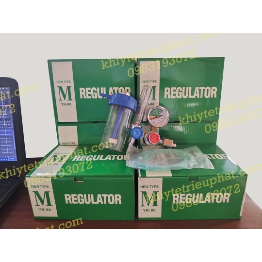 Đồng hồ điều áp oxy thở